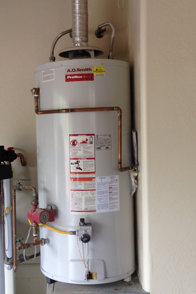 Most water heaters in DC Ranch are found in the garage or in a mechanical closet.