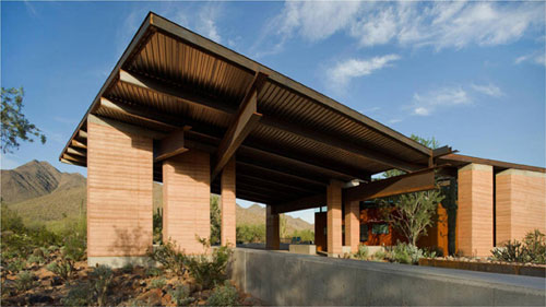 Welcome center at the Gateway to McDowell Sonoran Preserve