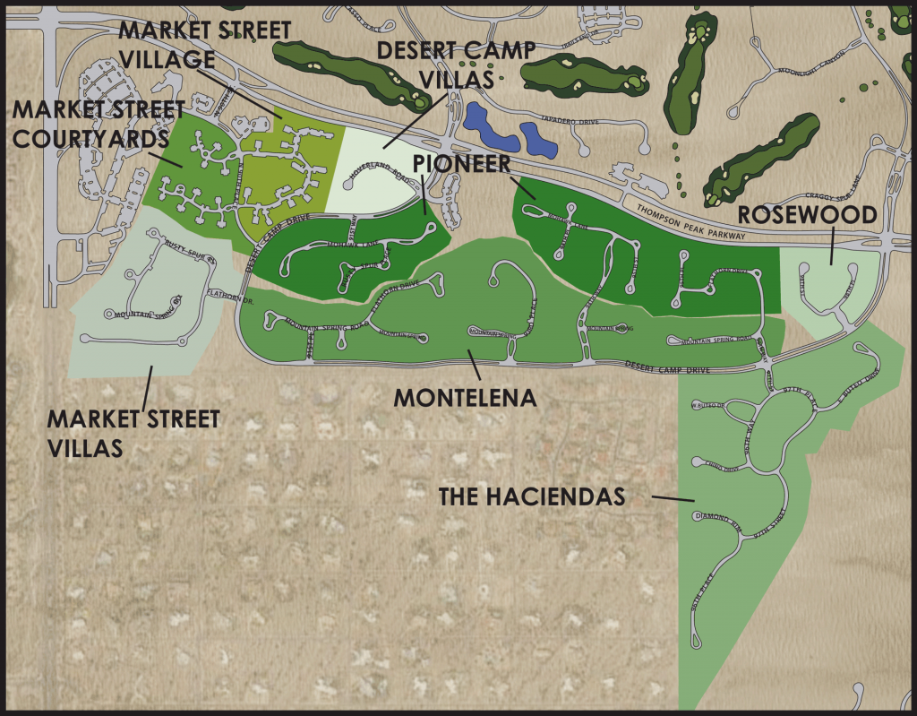Map of Desert Camp Village