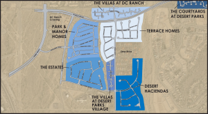 Map of Desert Parks Village