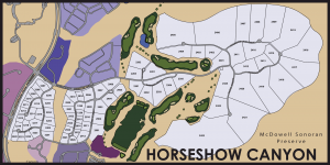 Map of Horseshoe Canyon