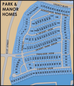 Map of Park Manor Homes