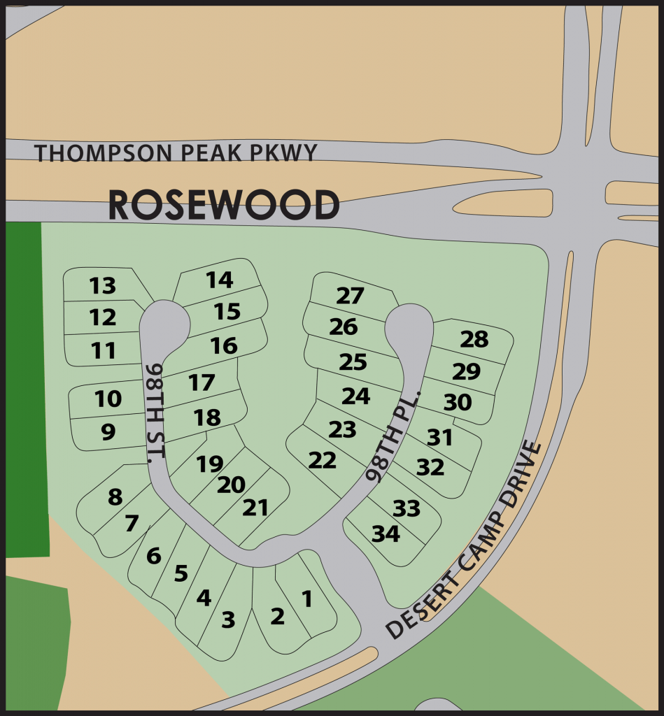 Map of Rosewood