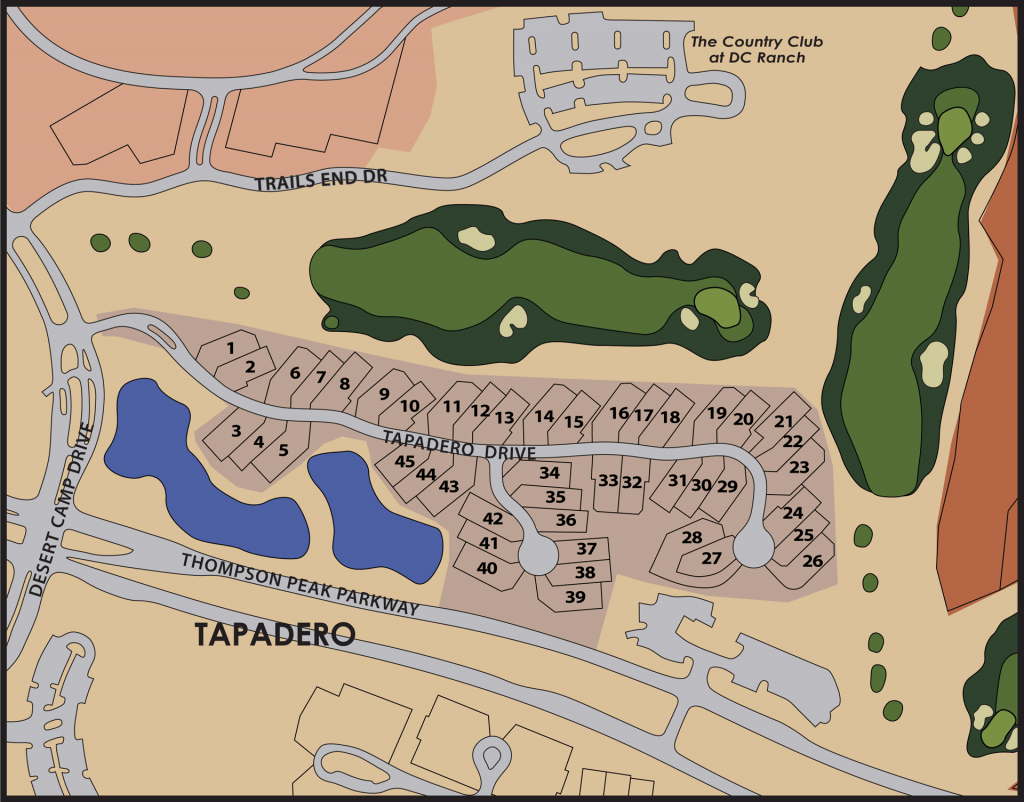 Map of Tapadero