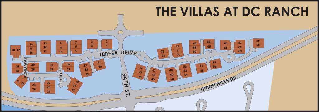 Map of The Villas at DC Ranch