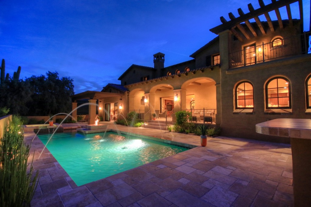 A sparkling pool in DC Ranch