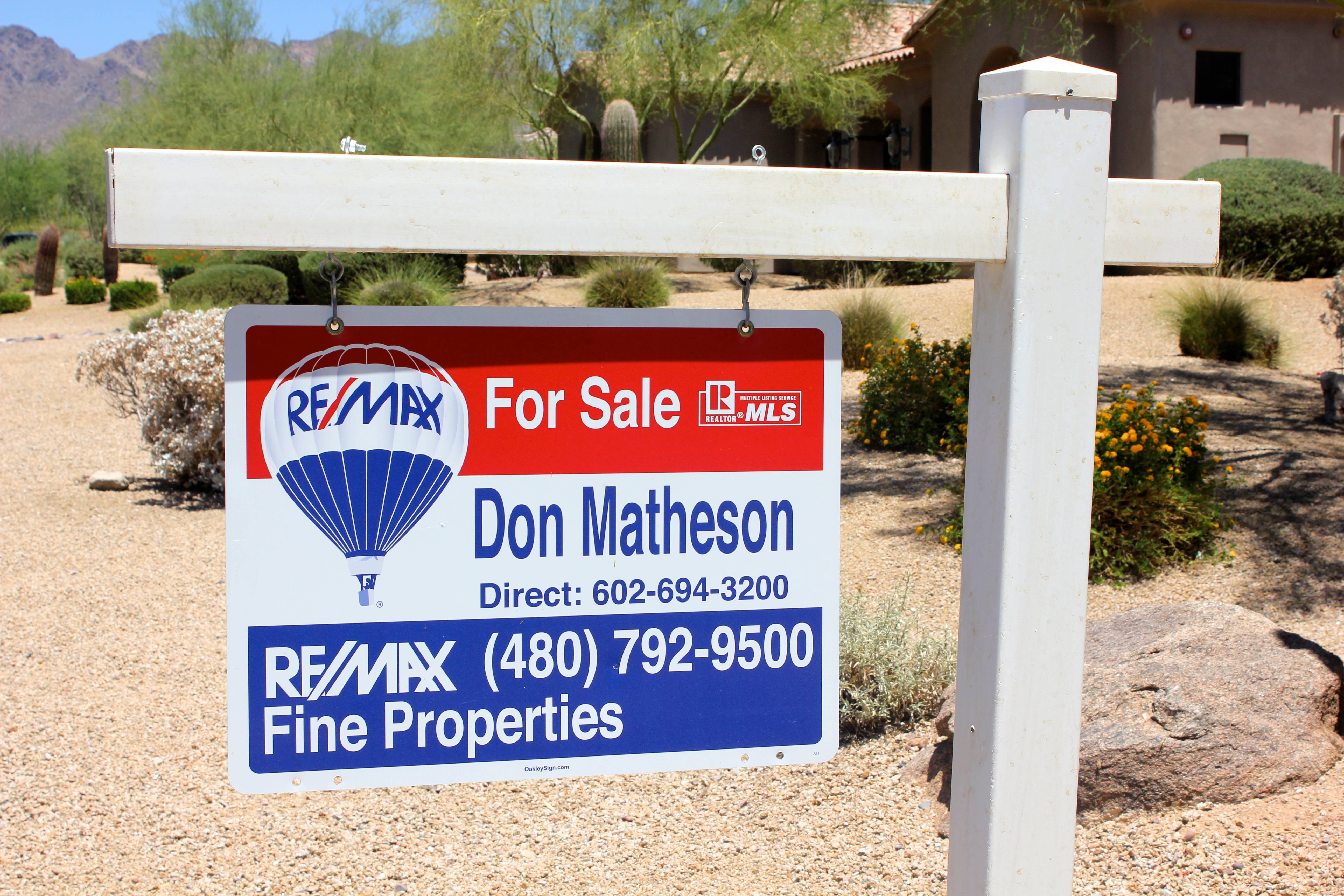 Don Matheson For Sale Sign