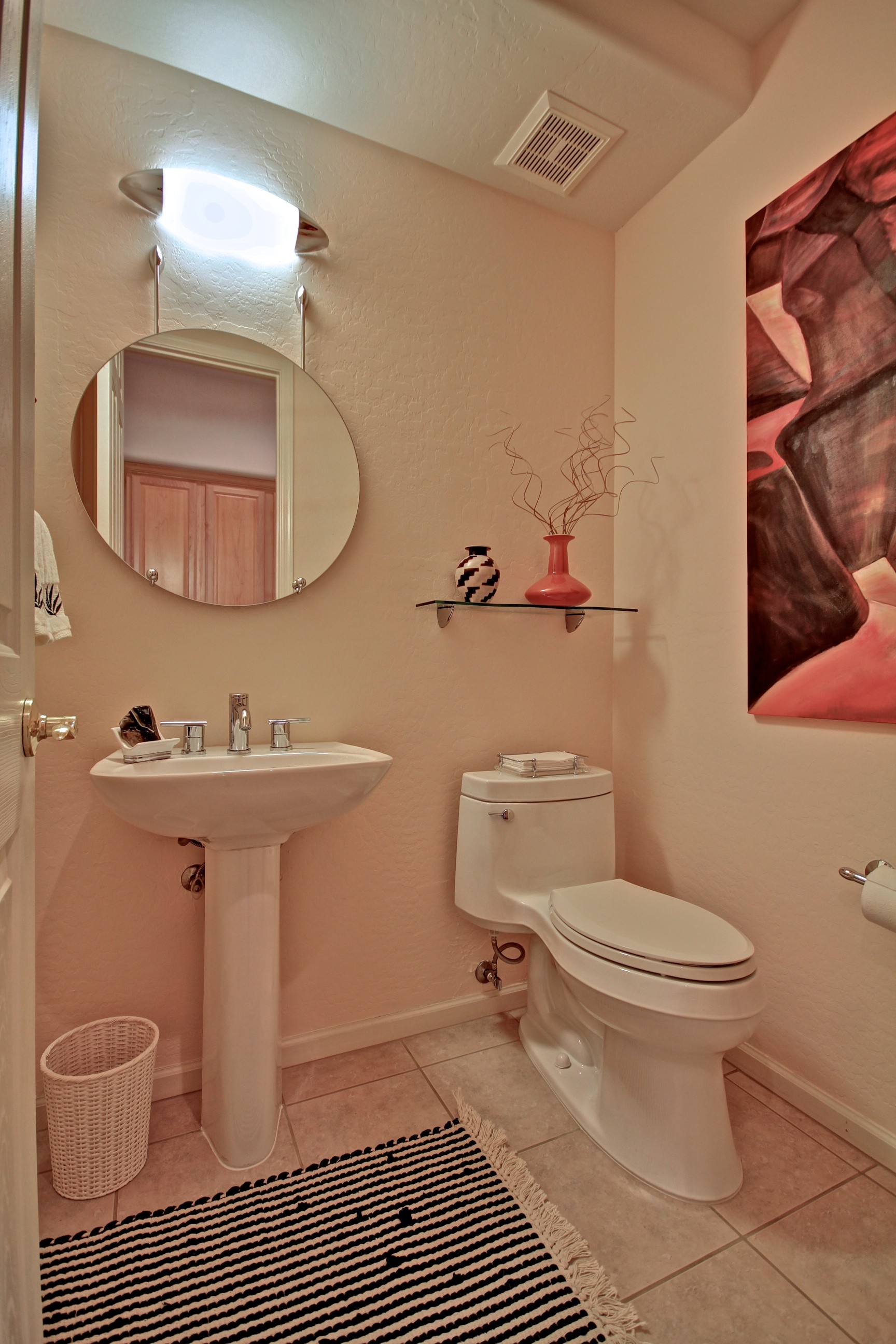 Powder room at this Scottsdale home for sale in DC Ranch located at 20534 N 95th St Scottsdale, AZ 85255 listed by Don Matheson at The Matheson Team