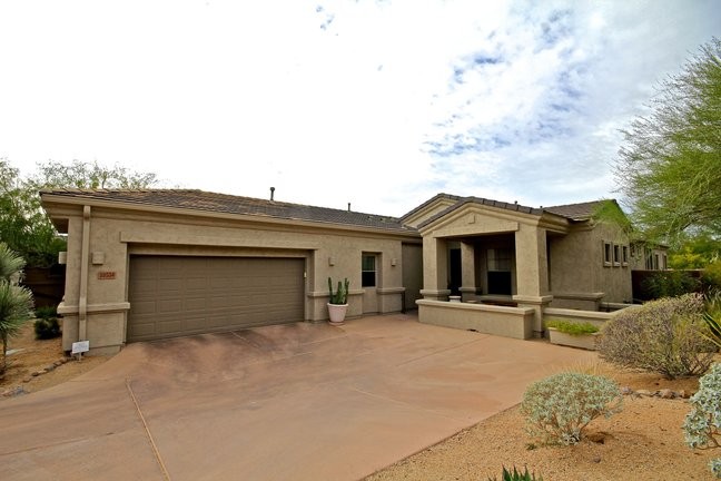 Wide driveway at this Scottsdale home for sale in DC Ranch located at 20534 N 95th St Scottsdale, AZ 85255 listed by Don Matheson at The Matheson Team