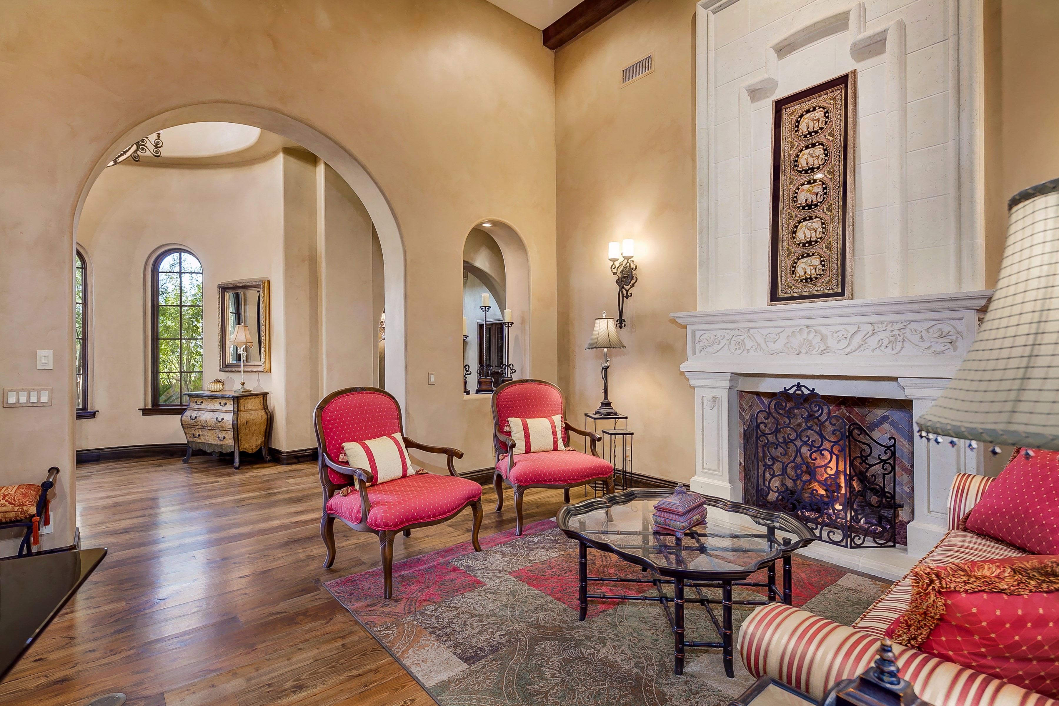 Formal living room at this Scottsdale home for sale in Silverleaf located at 10744 E Wingspan Way #1665 Scottsdale, AZ 85255 listed by Don Matheson at The Matheson Team