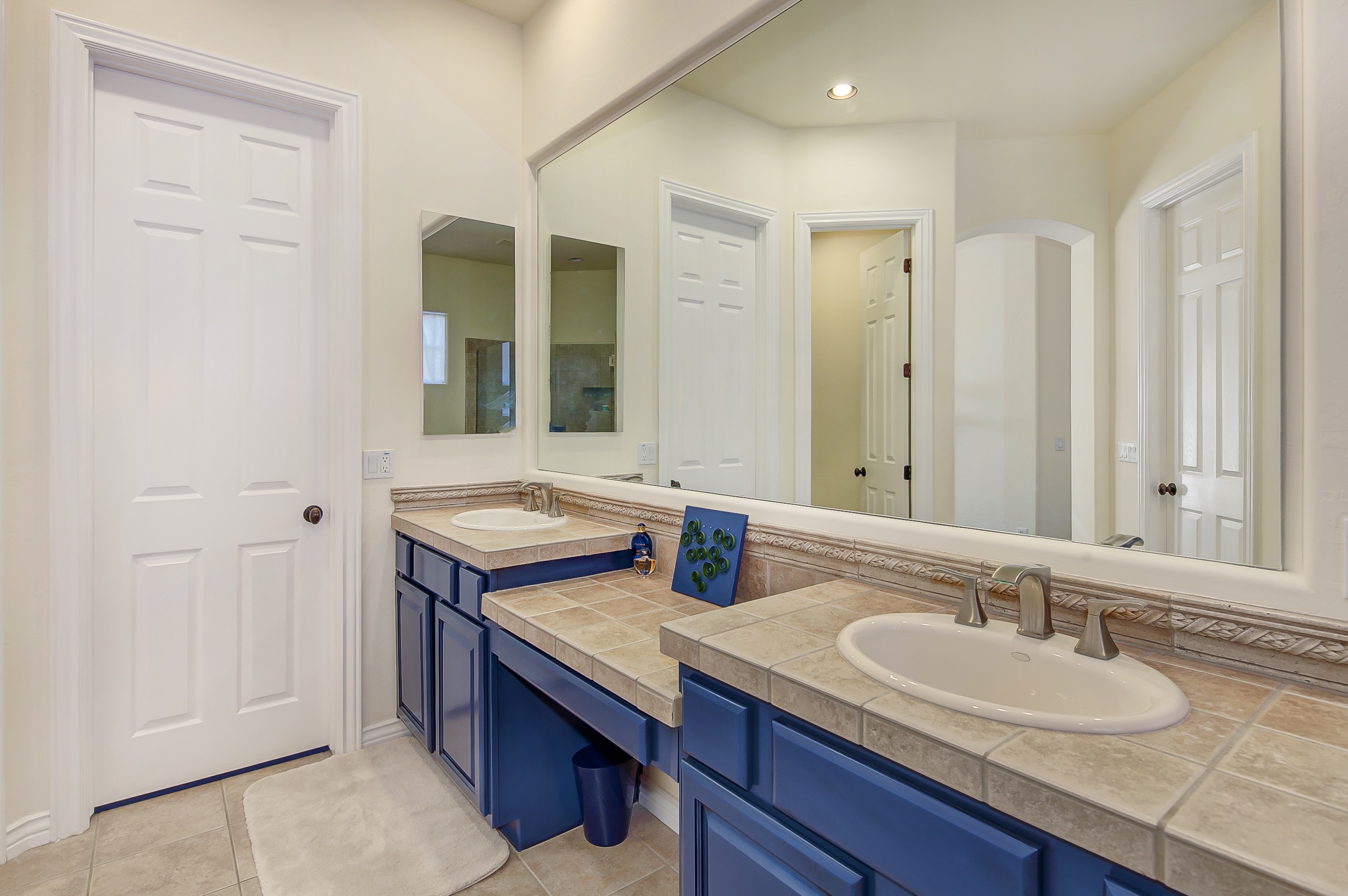 Dual vanities at this Scottsdale home for sale in DC Ranch located at 8867 E Mountain Spring Rd Scottsdale, AZ 85255 listed by Don Matheson at The Matheson Team