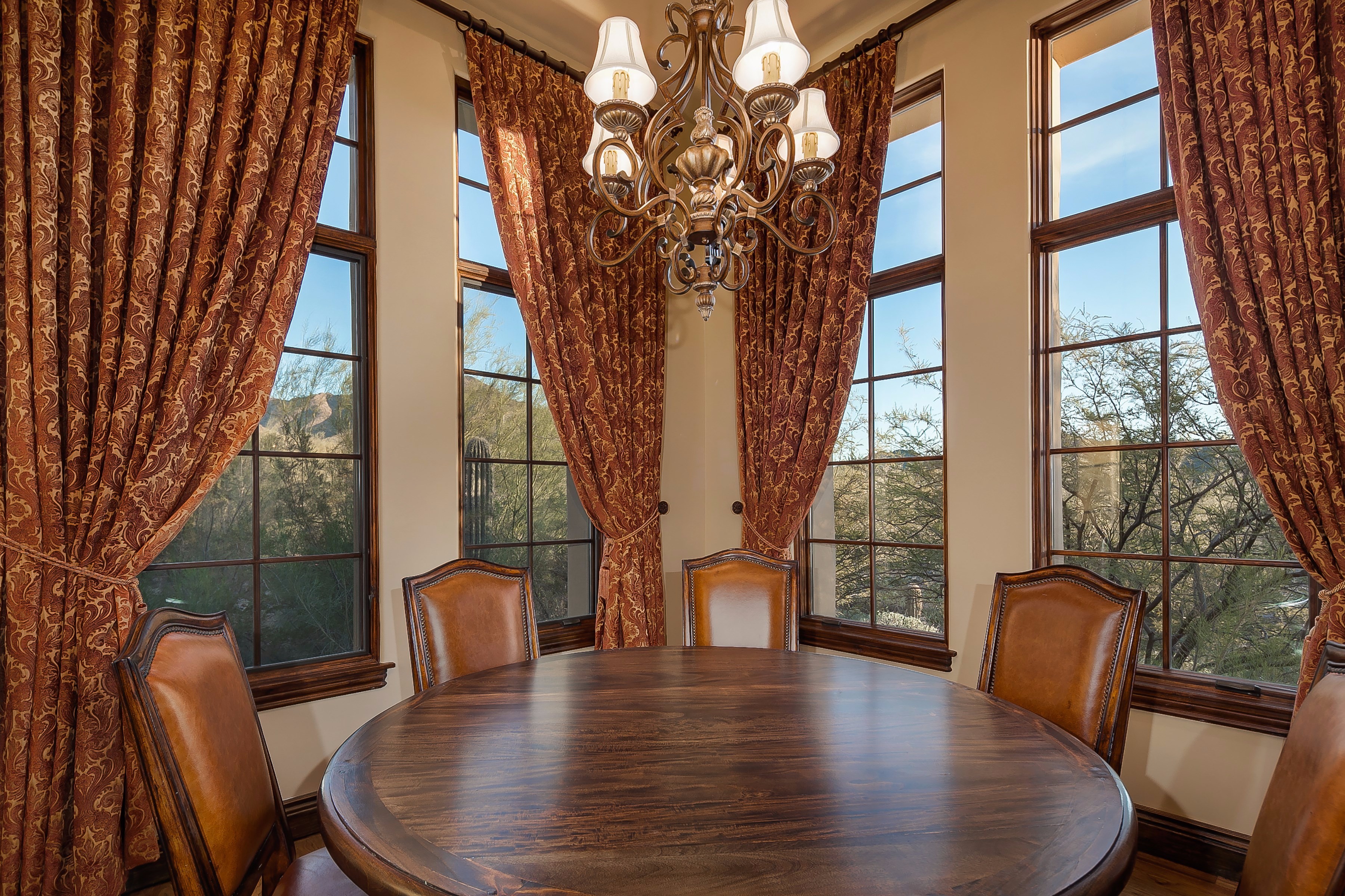 Charming breakfast nook at this Scottsdale home for sale in Silverleaf located at 10744 E Wingspan Way #1665 Scottsdale, AZ 85255 listed by Don Matheson at The Matheson Team