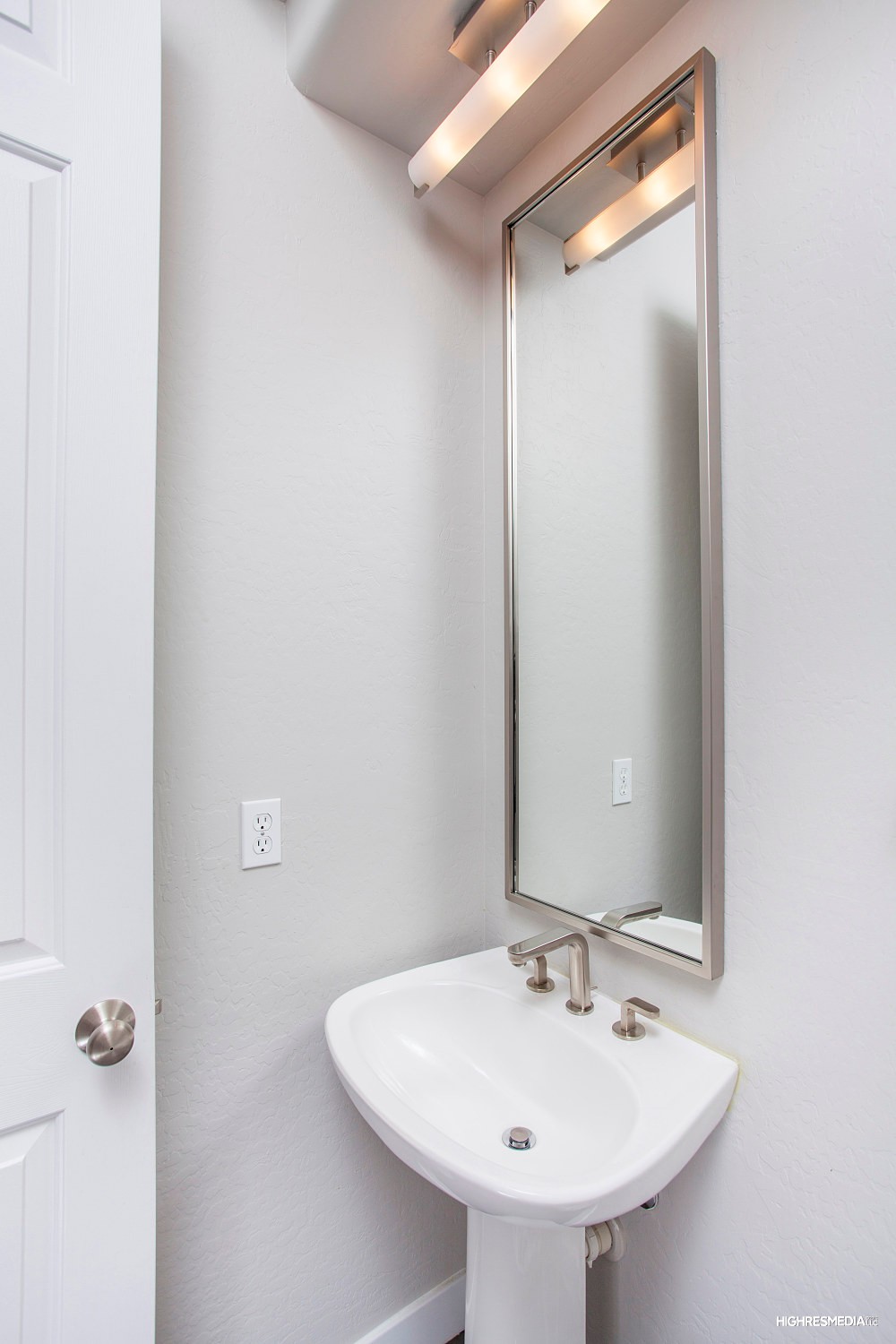 Remodeled powder room at this Scottsdale home for sale in DC Ranch located at 20421 N 96th Way Scottsdale, AZ 85255 listed by Don Matheson at The Matheson Team