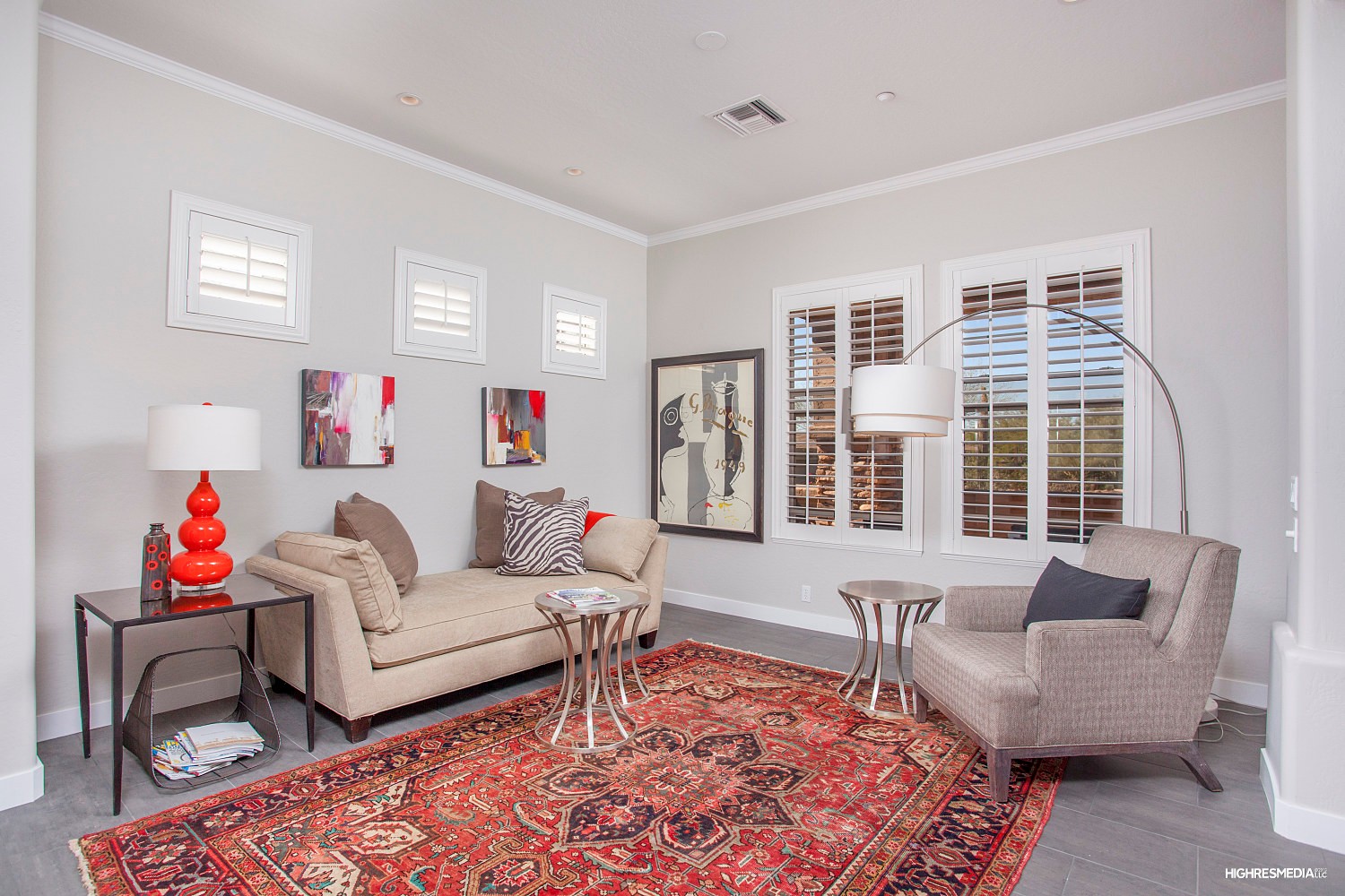 Formal living room at this Scottsdale home for sale in DC Ranch located at 20421 N 96th Way Scottsdale, AZ 85255 listed by Don Matheson at The Matheson Team