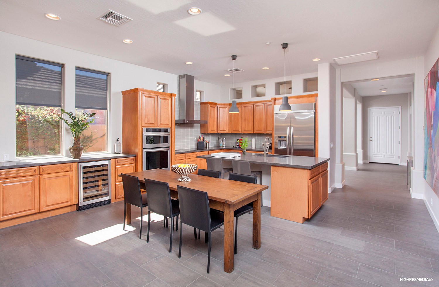 Breakfast nook and kitchen at this Scottsdale home for sale in DC Ranch located at 20421 N 96th Way Scottsdale, AZ 85255 listed by Don Matheson at The Matheson Team