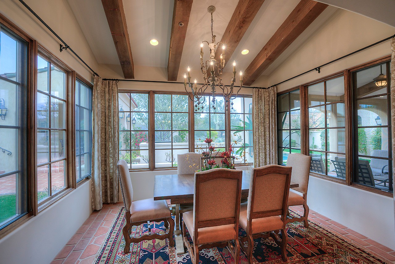 Light and bright breakfast room at this Scottsdale home for sale located at 9290 E Thompson Peak Pkwy #455 Scottsdale, AZ 85255 listed by Don Matheson at The Matheson Team