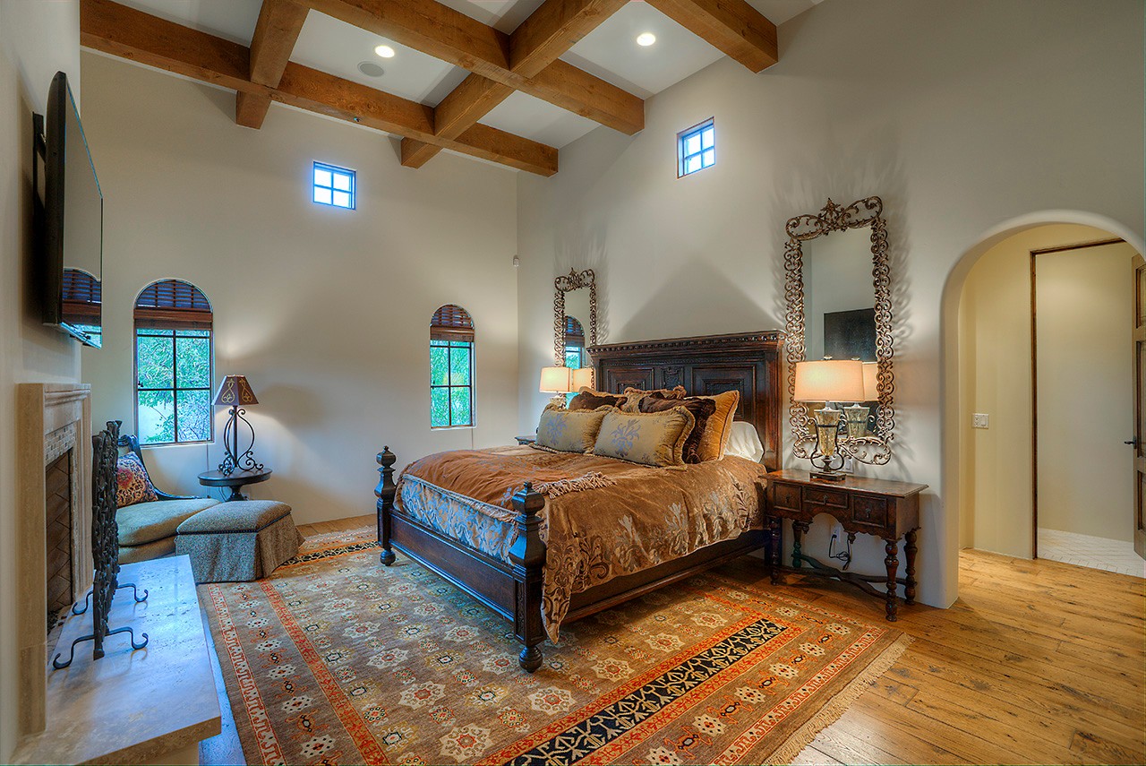 Spacious owner's suite at this Scottsdale home for sale located at 9290 E Thompson Peak Pkwy #455 Scottsdale, AZ 85255 listed by Don Matheson at The Matheson Team