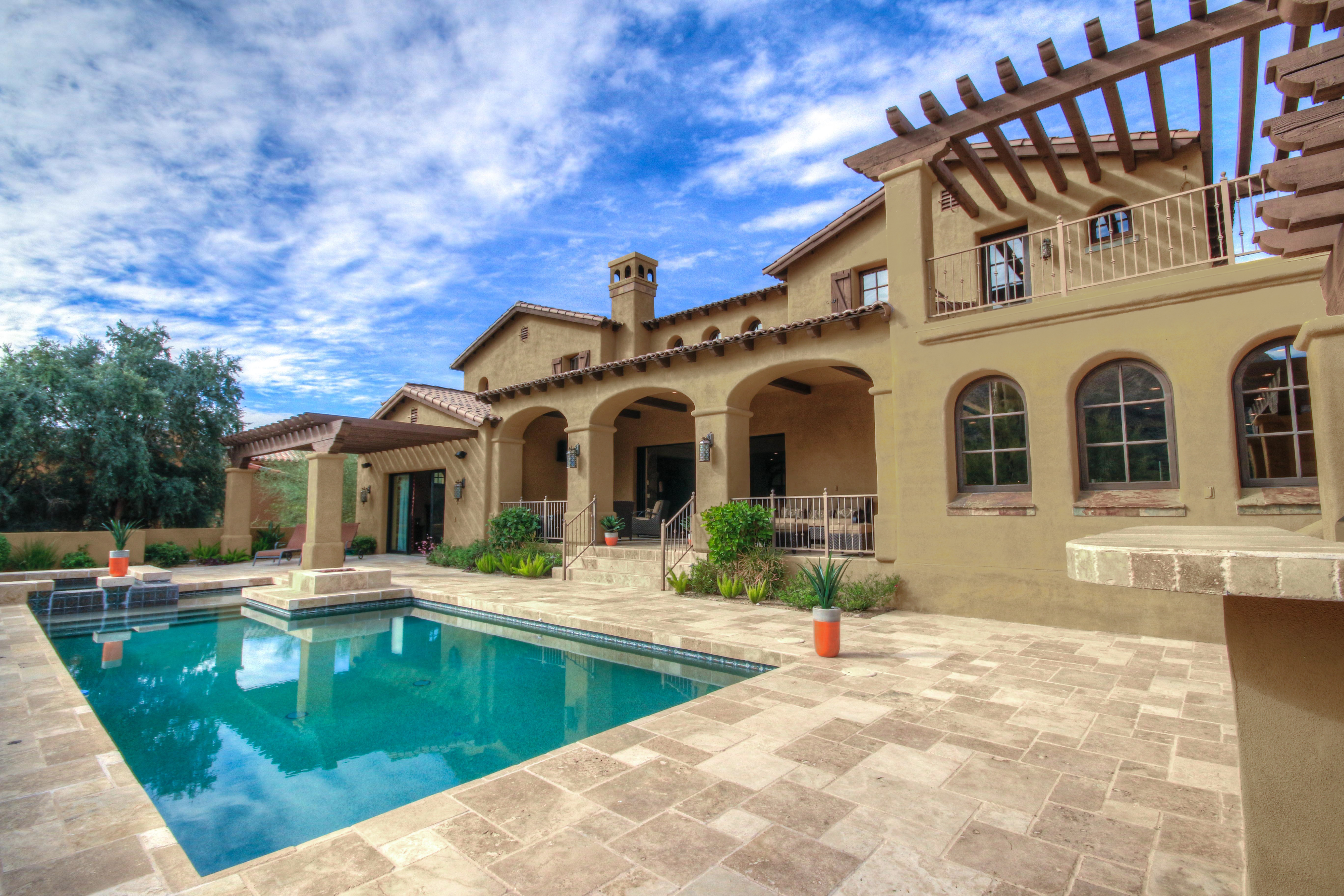View from BBQ area in this DC Ranch home for sale located at 9820 E Thompson Peak Pkwy #620, Scottsdale, AZ 85255 listed by Don Matheson
