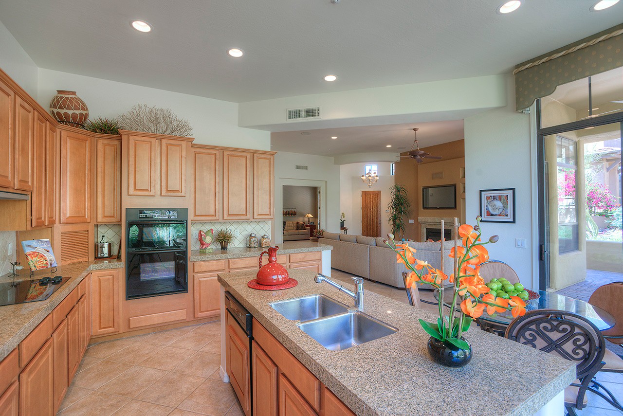 Immaculate granite countertops at this Scottsdale home for sale located in DC Ranch at 9270 E Thompson Peak Pwky #320 Scottsdale, AZ 85255 listed by Don Matheson at The Matheson Team