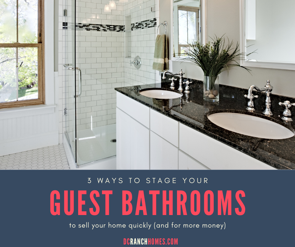 3 Ways to Stage a Guest Bathroom to Sell a Home in Scottsdale