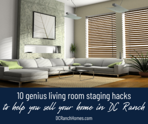 10 Genius Living Room Staging Hacks That Can Help You Sell Your Home Faster (and for More Money)