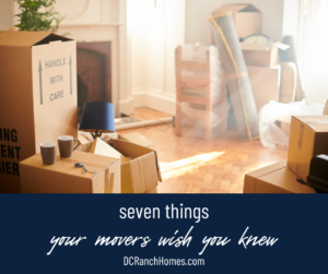 7 Things Your Movers Wish You Knew